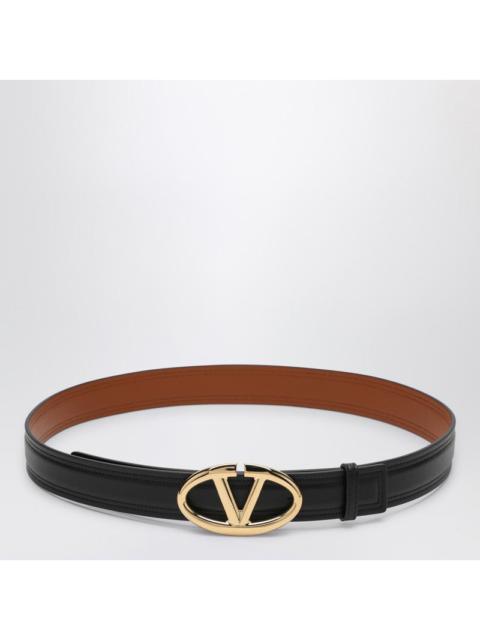 Valentino Valentino Garavani Vlogo Belt The Bold Edition Tblack/Marrone Women