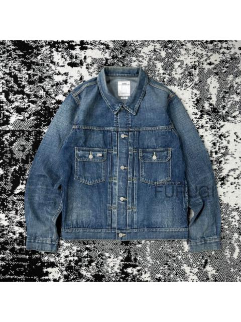 VISVIM SS101 DMGD 1001 JKT 18AW + PIN BADGE