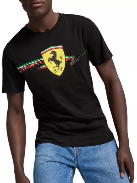 PUMA Puma Adult Ferrari Racing Black Shield T-Shirt
