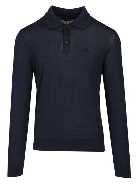 Etro Etro Men Wool And Silk Polo Shirt