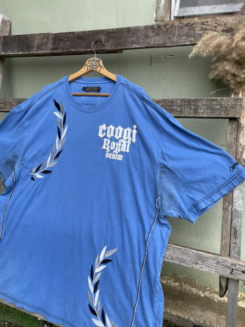 Other Designers Coogi - Coogi Royal Denim Embroidery Logo Big Size Tee