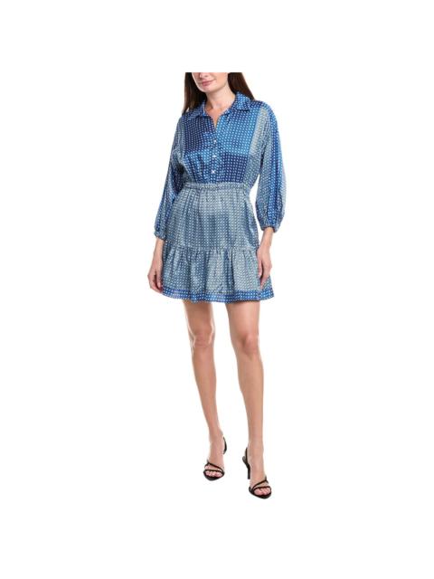 Sandro Sandro Balloon Sleeve Mini Dress