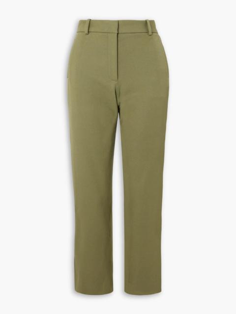 JOSEPH Cropped twill slim-leg pants