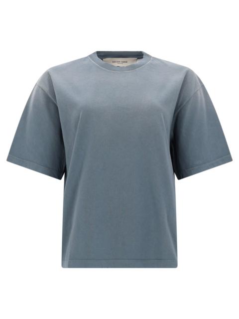 Golden Goose COTTON T-SHIRT WITH LOGO PATCH