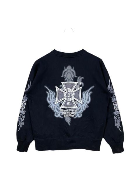 Other Designers Vintage y2k beaumere cross sweatshirt crewneck back hit