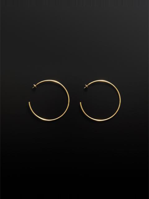 SAINT LAURENT HOOP EARRINGS IN 18K YELLOW GOLD