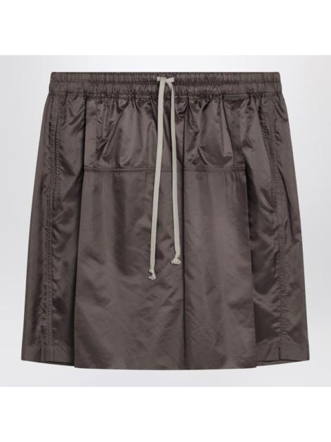 Moncler Moncler + Rick Owens Mud-Colored Drawstring Kilt Shorts Men