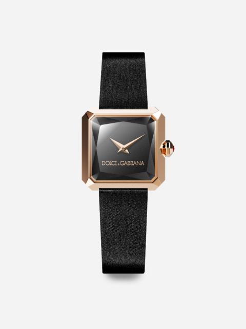 Dolce & Gabbana Sofia red gold watch