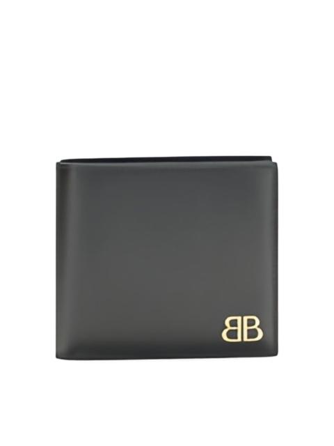 BALENCIAGA Leather wallet with logo