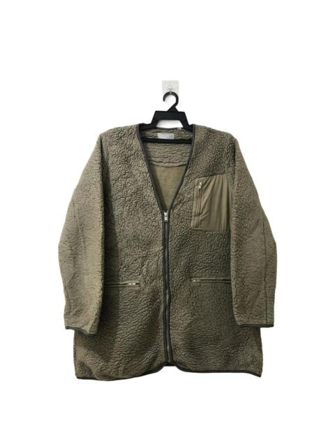 Undercover x uniqlo fleece sherpa jacket cardigan style