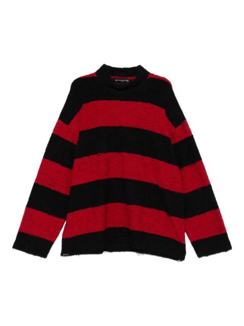 mastermind JAPAN striped t-shirt
