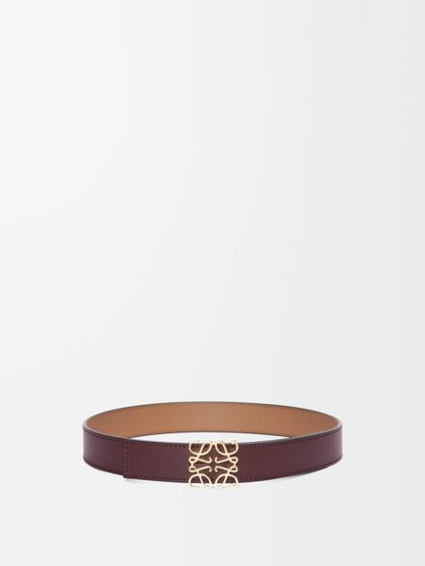 Loewe Reversible Anagram belt in smooth calfskin