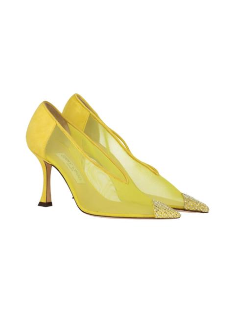 JIMMY CHOO Jimmy Choo Nicole 90 Mesh Heel