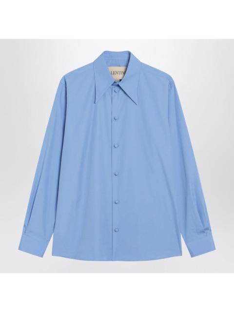 Valentino Valentino Light Blue Cotton Shirt Men