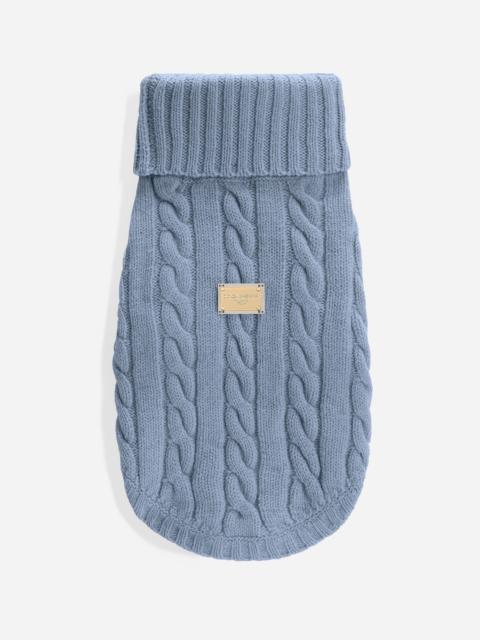 Dolce & Gabbana Wool dog sweater