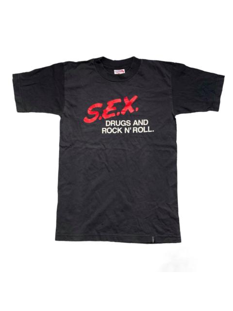 Other Designers Vintage × Xlarge - Vtg XLARGE Clothing Sex Drugs & Rock n' Roll T-Shirt