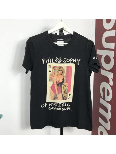Hysteric Glamour RARE Hysteric Glamour Philosophy Naked Girl hurt me Tee