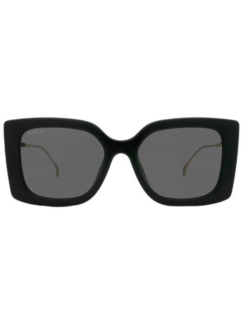 GUCCI Gucci Grey Square Ladies Sunglasses GG1567SA 001 54