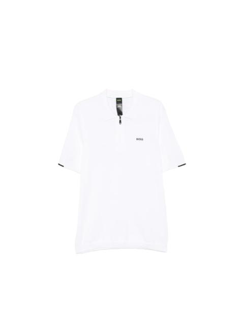 BOSS Boss White Polo Shirts Men