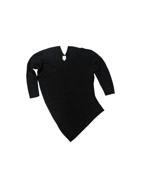 Jean Paul Gaultier JEAN PAUL GAULTIER FOR SEPT PREMIERES ASYMMETRY CURVE LONG SLEEVE T-SHIRT