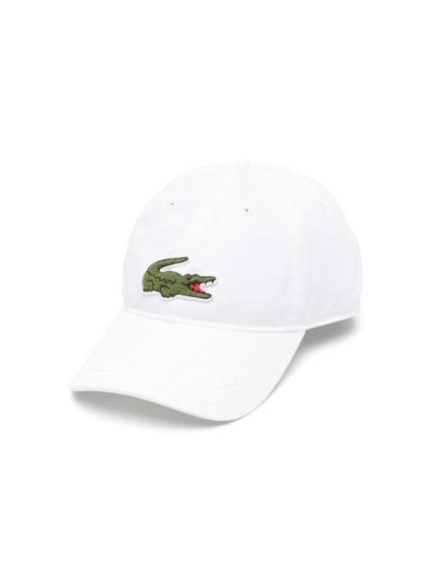 Crocodile-patch twill cap