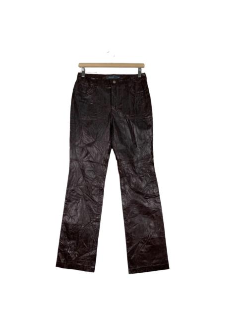 Vintage - Y2K Fall 00 GAP Bootcut Leather Pant #0051-C4