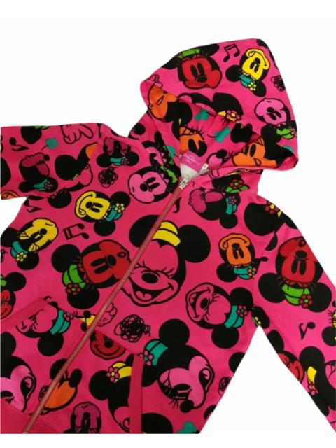 Other Designers Mickey Mouse - Minnie x Disney Zip Up Hoodie Japan Designer OverPrint