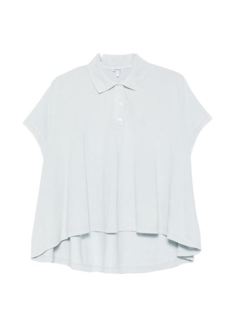 Loewe Loewe Women Anagram Cotton Polo Shirt