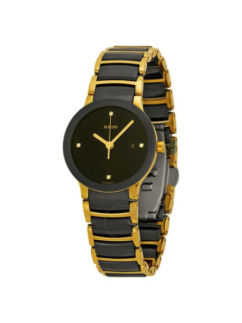 Rado - Rado Centrix Jubile Black Dial Two-tone Ladies Watch R30930712