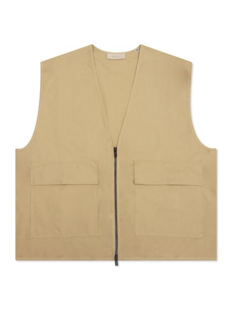 ESSENTIALS FEAR OF GOD ESSENTIALS WORK VEST - OAK