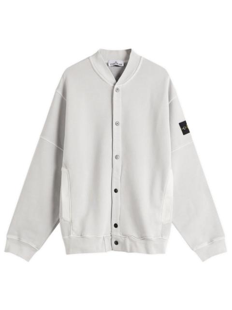 Stone Island Stone Island Old Effect Fleece Bomber Jacket