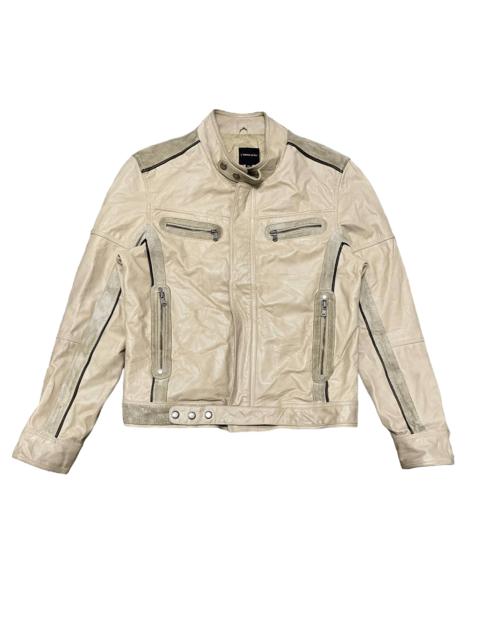 Other Designers L'Homme Rouge - Vintage L' Homme en Cuir Motorcycle Leather Jacket