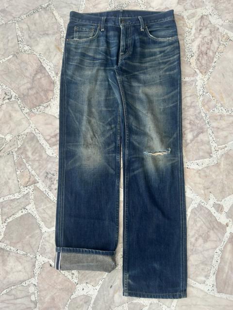 Levi's Levis Japan Ripped Vintage 502 Selvedge Redtab Denim