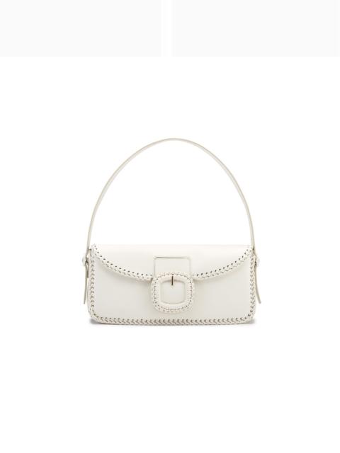 Santoni White leather shoulder bag
