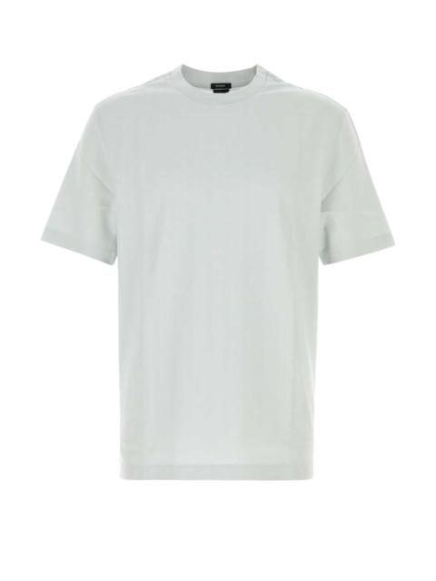 BOSS Boss Men Pastel Light-Blue Cotton T-Shirt