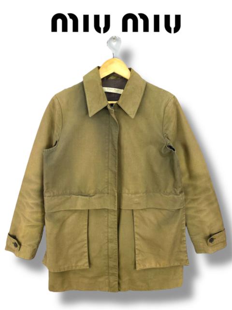 Miu Miu Olive Green Jacket