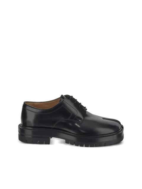 Maison Margiela AW25 WOMENS TABI COUNTY LACE UP - PATENT BLACK