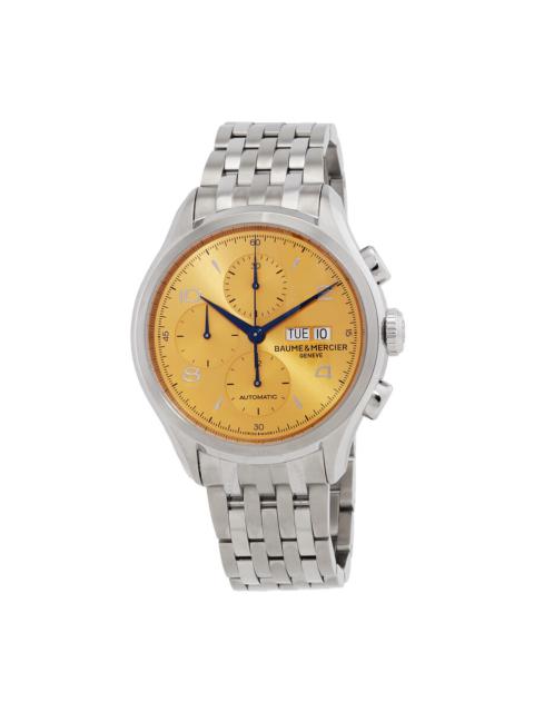 Other Designers Baume et Mercier Clifton Chronograph Automatic Champagne Dial Men's Watch M0A10241