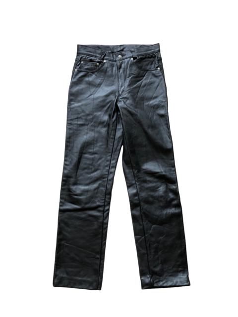 Schott 1990s Schott Black Leather Jeans