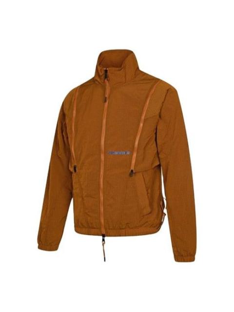 Jordan Air Jordan Sports Life Series Removable Long Sleeve Logo Stand Up Collar Jacket Coat Orange DH3289-2