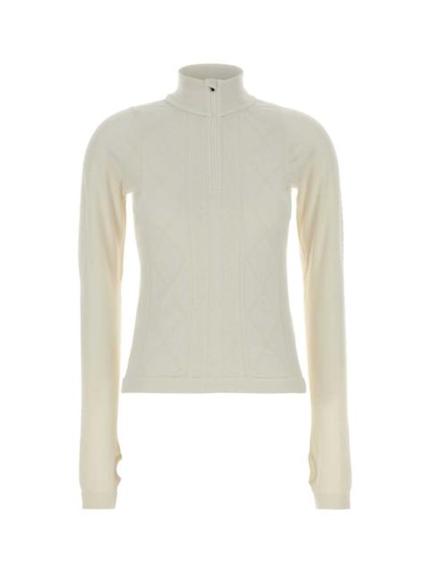 BOSS Boss Women White Stretch Wool Blend T-Shirt