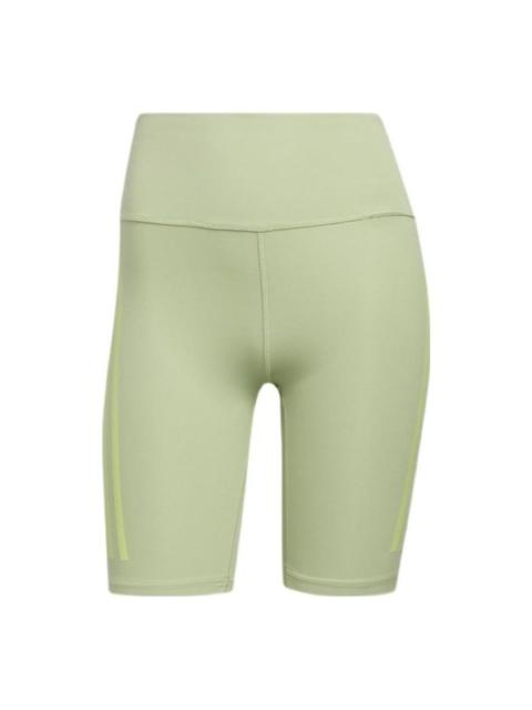 adidas (WMNS) adidas Essentials 3-stripes Waisted Short Leggings 'Green' HD4471
