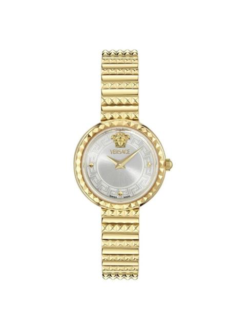 VERSACE Versace Greca Goddess Petite Quartz Silver Dial Ladies Watch VEDFA0324