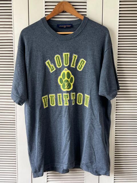 Louis Vuitton Louis Vuitton LV Dog Series Beaded Logo Knit Short-Sleeve T-Shirt