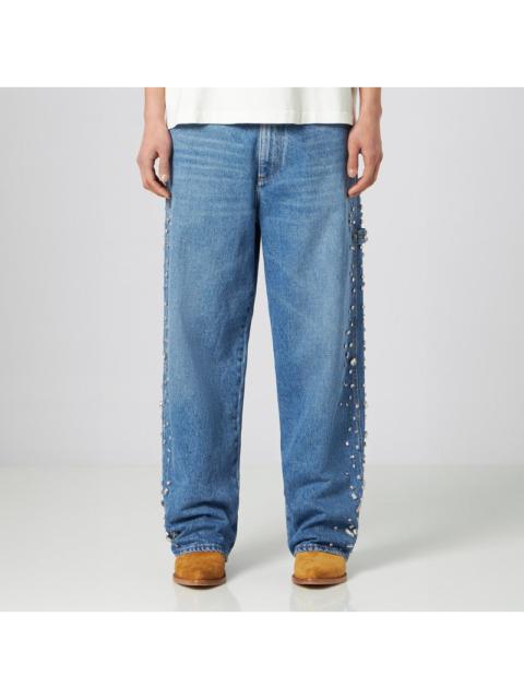 1989 STUDIO - 1989 STUDIO Over denim pants Crystals