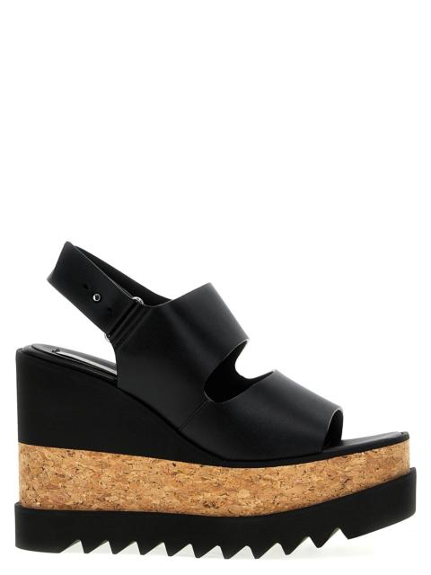 Stella McCartney Sneak-Elyse Wedges Black