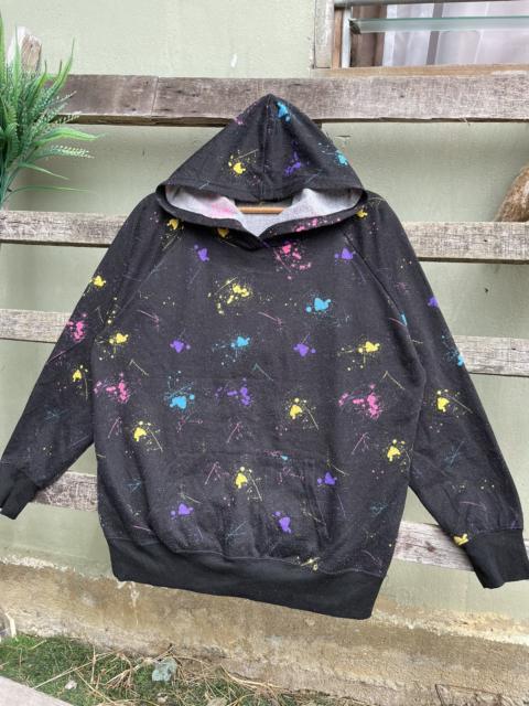 Other Designers Japanese Brand - Spray Premium Splash Painted hoodie full print