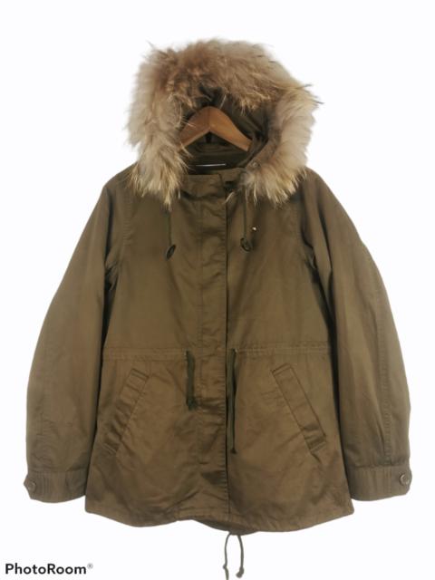 Other Designers Designer - Arnold Parmer Removable Fur Hoodie Parka Jacket