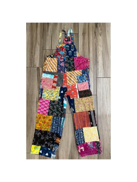 Other Designers Kantha Bae - NWT Kantha Kathmandu Handmade Patchwork‎ Overalls Fits Small Medium Large