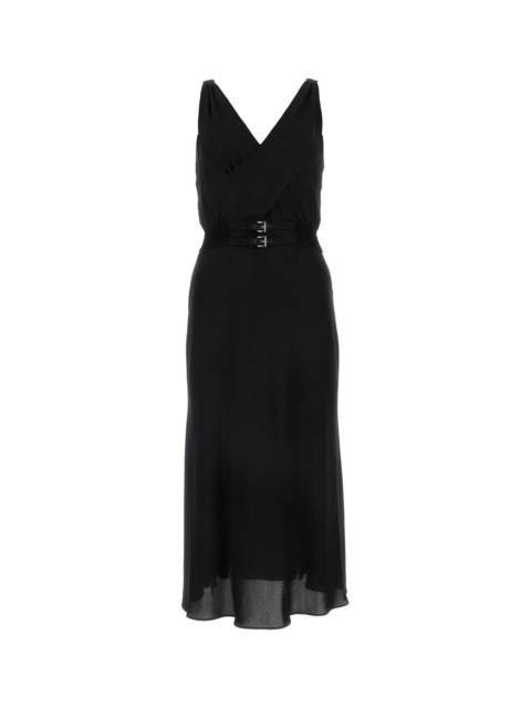 Prada Prada Women Black Stretch Viscose Dress